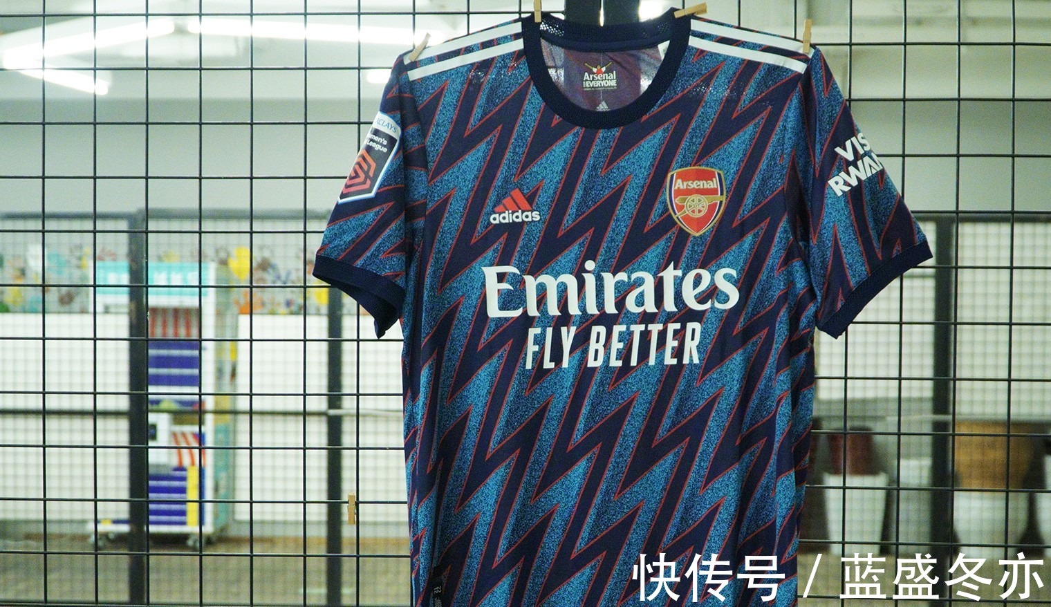 客场|adidas阿森纳2122赛季第二客场球衣球员版！