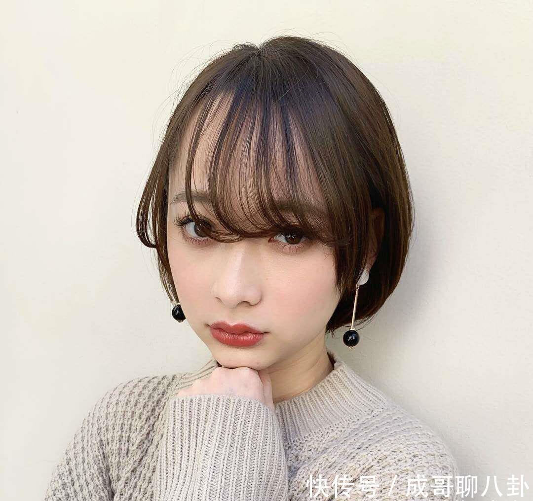 发际线|圆脸剪什么刘海显脸小?空气刘海八字、齐斜刘海和碎刘海减龄瘦脸