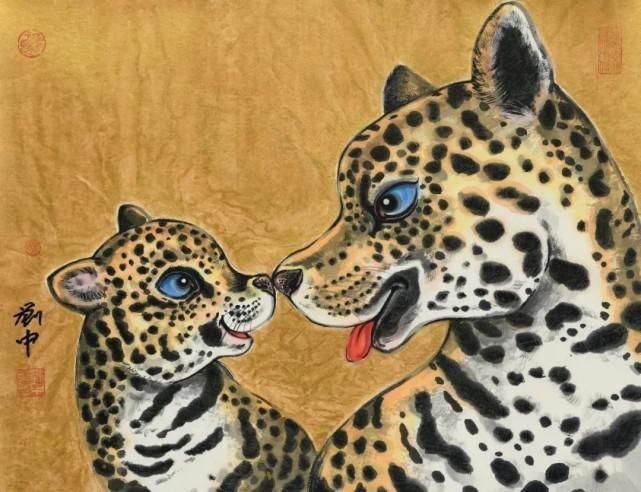 舐犊情深 博爱五洲 ——读著名画家刘中新作有感