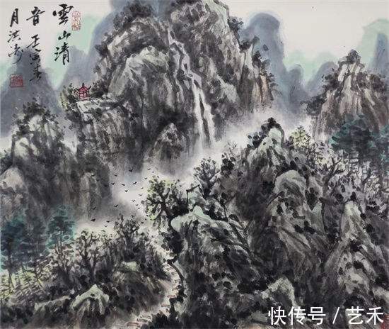 美术师@“道法嵩山”知名画家赵洪涛作品赏析