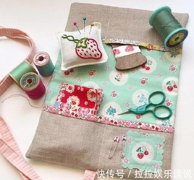 diy|家里剩的碎布头,不用扔,拼在一起,就成了好用布艺小物!收藏