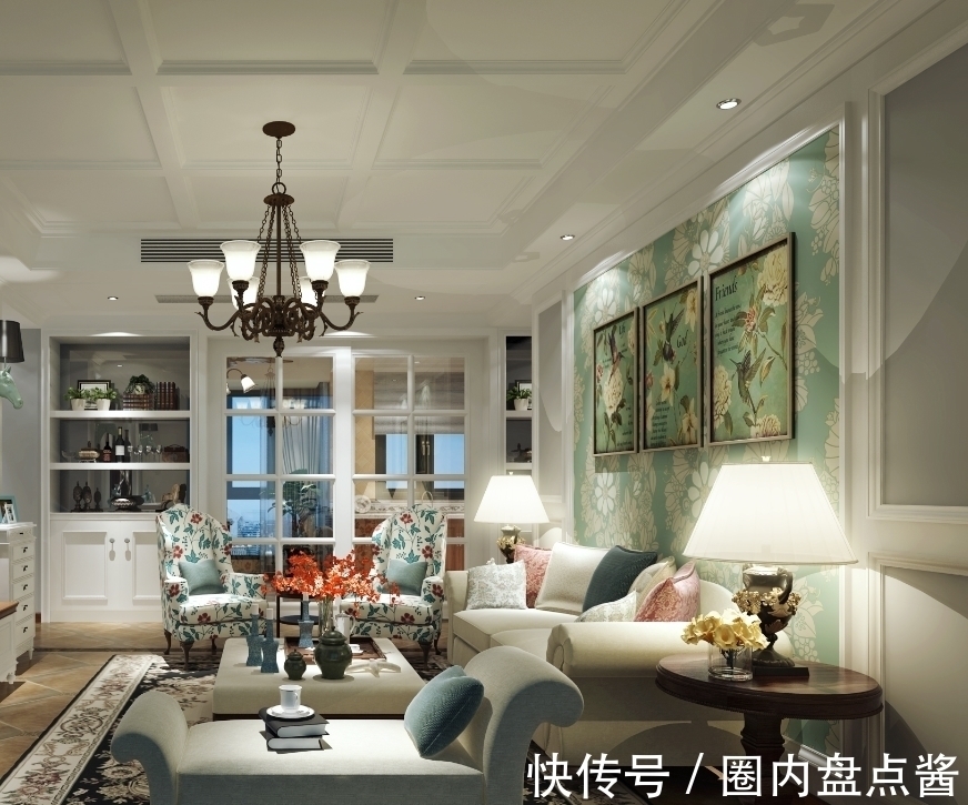 浅色系|现代饰材的使用,在灯光效果的表现下,使空间显得非常明亮光洁