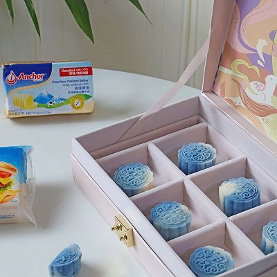 青花瓷|青花瓷乳酪冰皮月饼