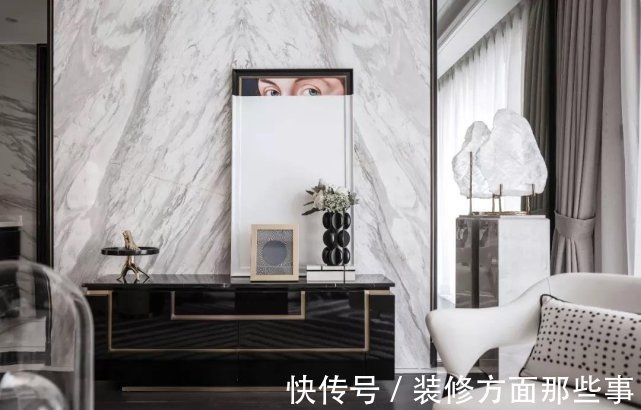 现代|138平现代风四居室，黑白灰的主色调完美承接、过渡了自然光线