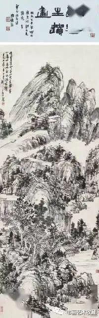  溪山烟雨|国画名家：潘天寿山水画50幅赏析