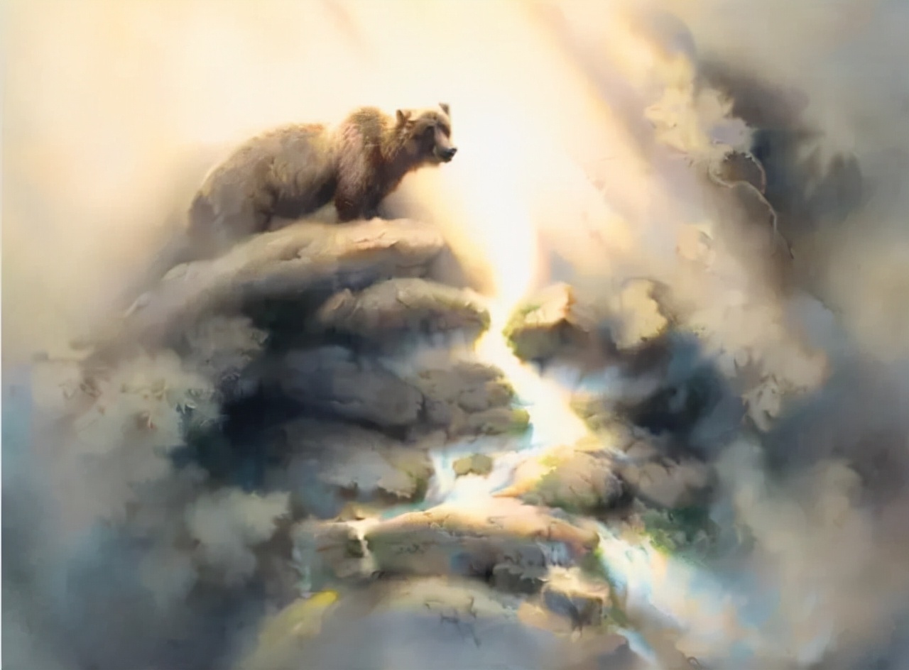 非洲#异域奇境、恍如隔世,艺术家迪兰·斯科特·皮尔斯的水彩画