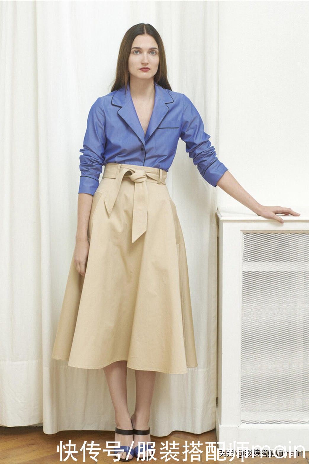 胯宽腿粗的女孩，试试这条“伞裙”，遮肉显瘦两不误