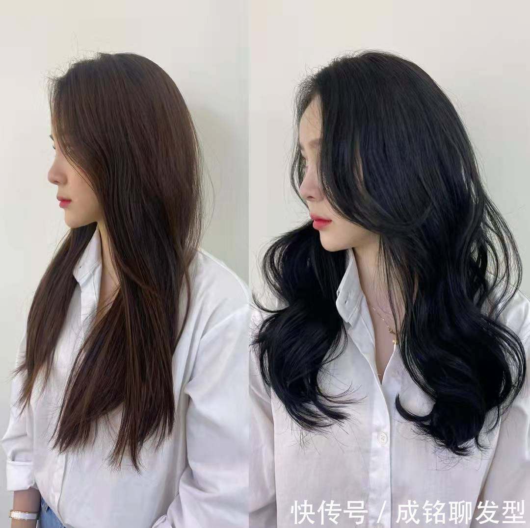 棕色系 漂染好看但太伤头发,今年流行不漂发的发色,洋气显白又有高级感