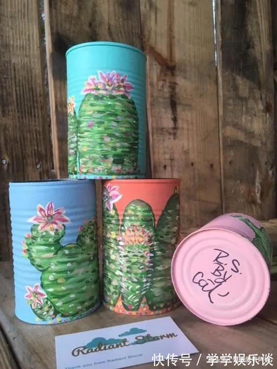 笔筒|奶粉罐、铁管能做些什么环保实用的变废为宝手工合集,附教程