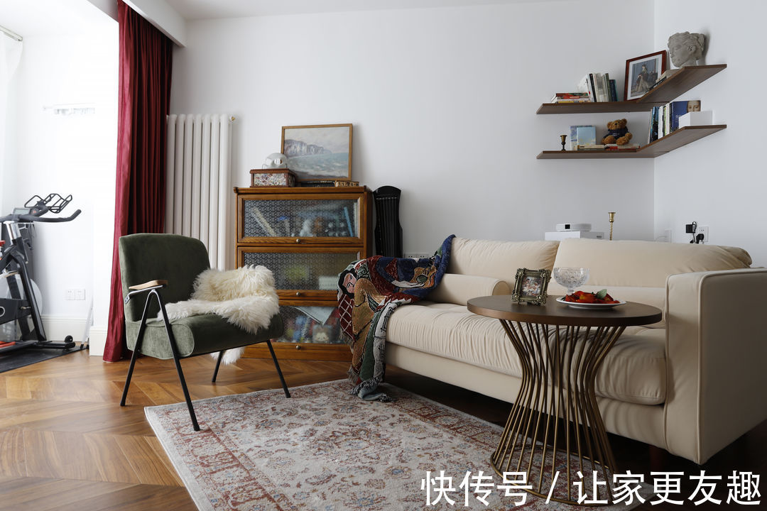 业主|户型特别的77m2小家改造复古风格