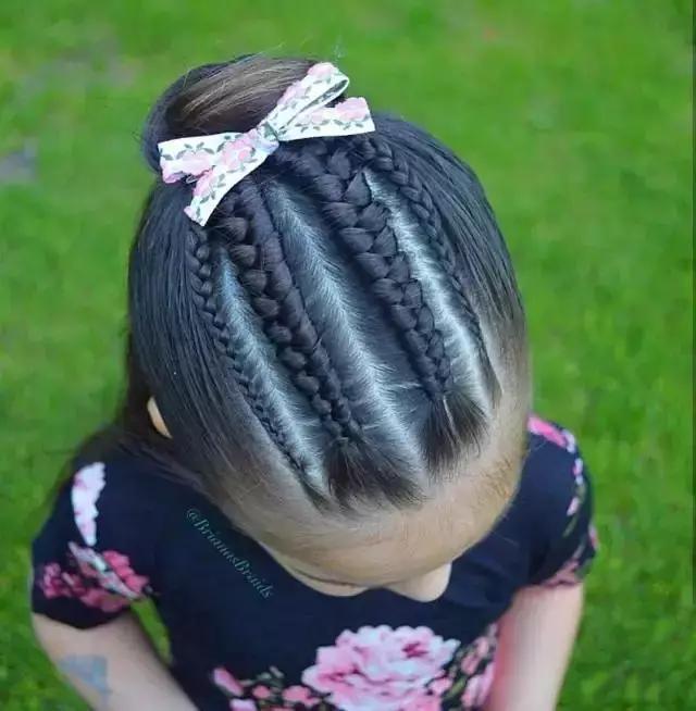 编发 72款好看的儿童编发,有闺女了就要给她编这样的发型,宝妈快收藏