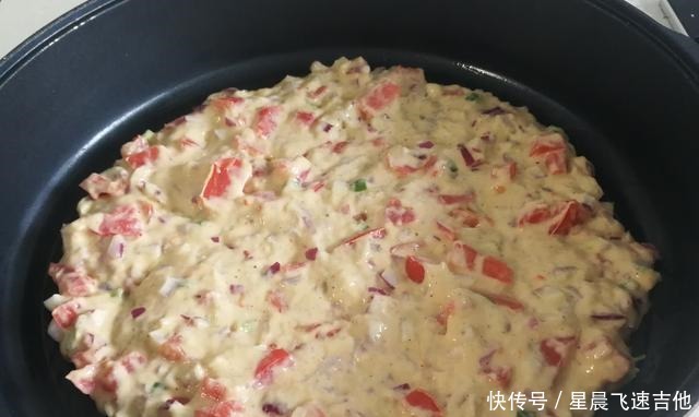 1个西红柿半个洋葱,教你8分钟搞定早餐饼,比披萨好吃,孩子都爱