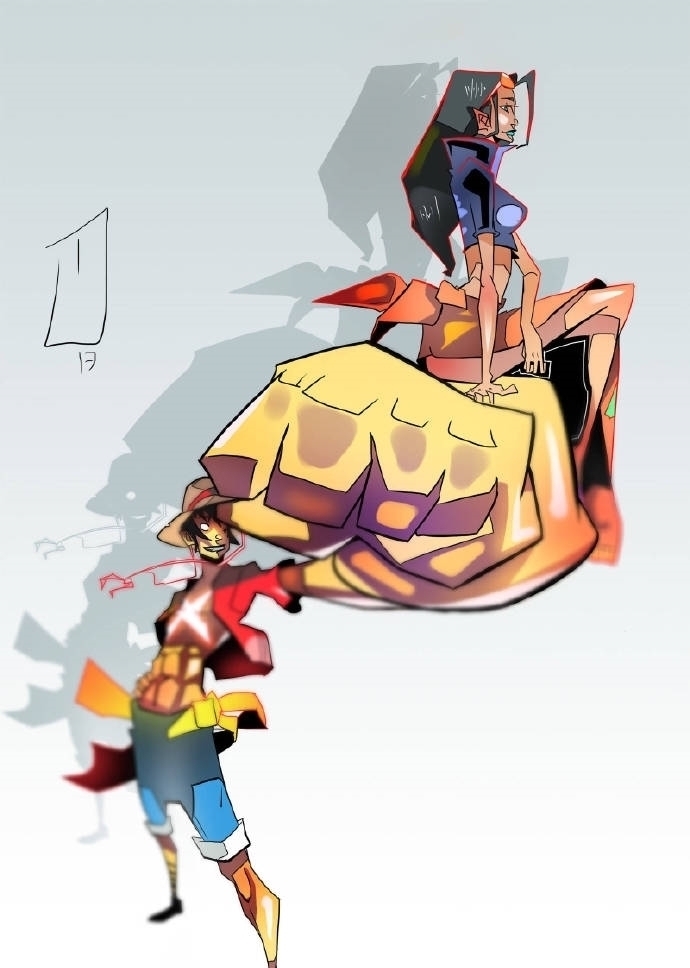 海贼王|用美漫的方式打开海贼王,娜美丑到难以接受,能一眼认全是真厉害