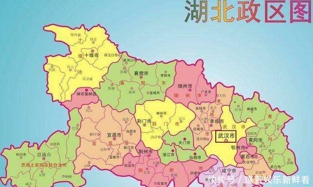 湖北政区图_湖北地图高清版大图 - 随意云