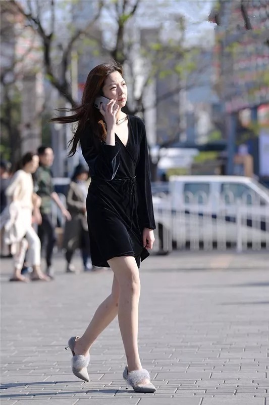 皮夹克|高跟鞋一直那么时尚,搭配起来更显女人味