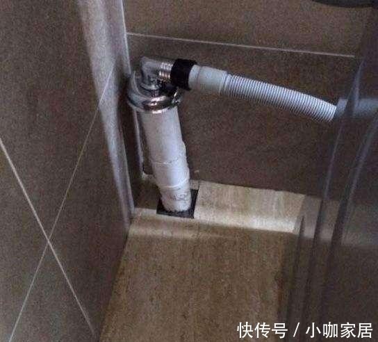 洗衣机|洗衣机排水管万万不要插地漏,我家入住肠子都悔青了,太坑了