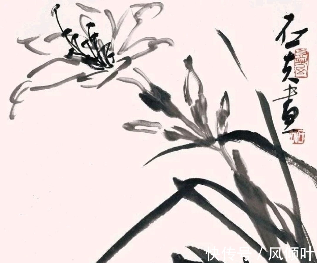 郭石夫$北京画院|郭石夫花鸟画,有书卷气的大写意