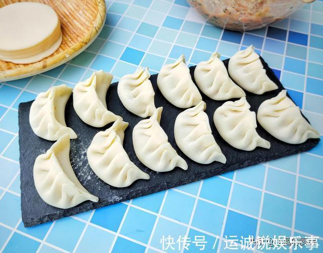 馅料|早餐迷上了这荤素搭配的饺子，面皮劲道，馅料鲜美营养好