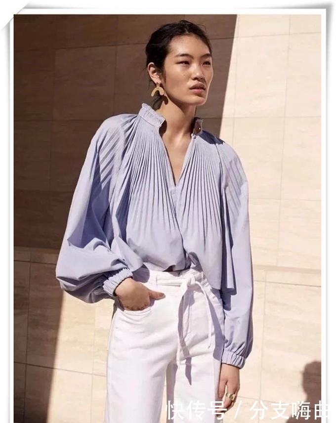 阔腿裤+衬衫=中年女性气质穿搭,开春正流行