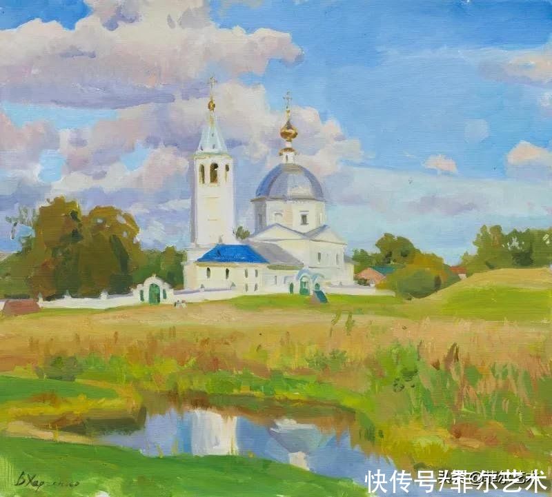 victori俄罗斯女画家维多利亚·哈尔琴科风景油画作品欣赏