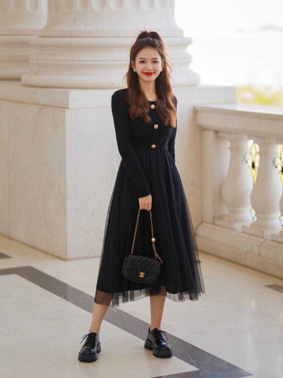 法式 深冬室内穿搭,一定要试一下“轻法式”,甜糯优雅又有少女感