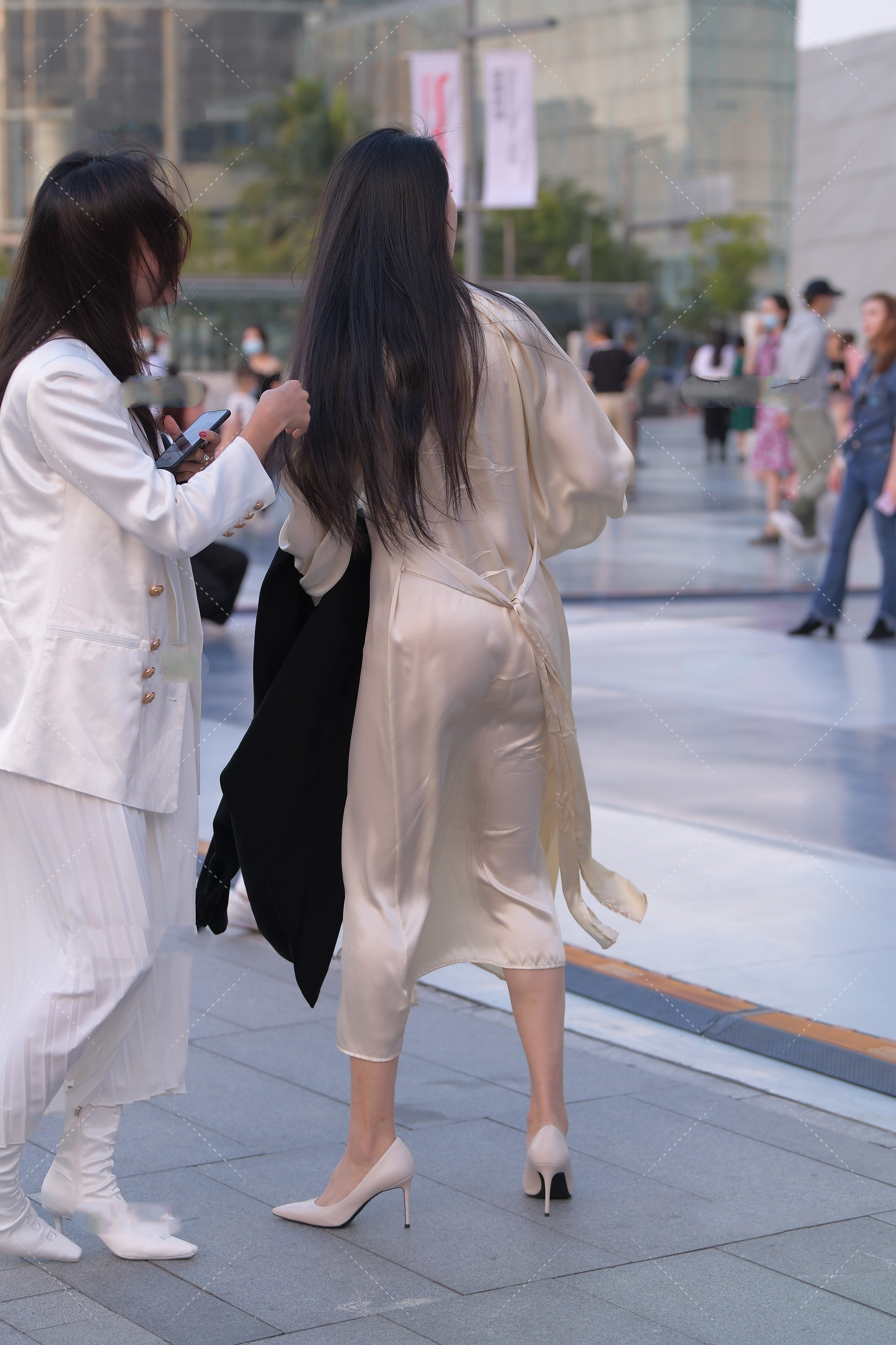 洒脱|绸缎面料连衣裙, 华丽典雅, 洒脱又时尚