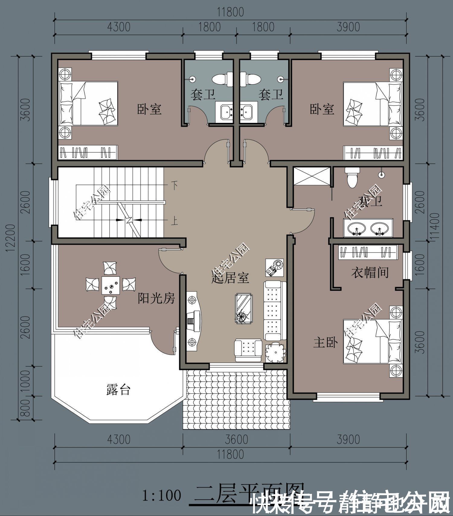 实用|10套柴火灶户型推荐,实用性不输城里小区房,尤其是第6套太美了