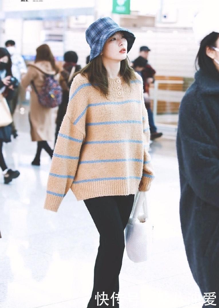 姜涩琪真是个时髦精!穿西装酷炫个性,差点美到认不出