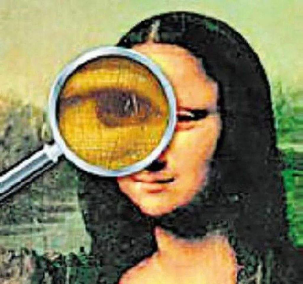 达芬奇|蒙娜丽莎的秘密,分层扫描后,发现画作竟然分四层,出现四种动物