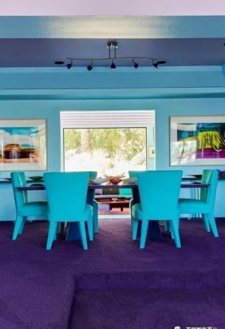 色彩|美国艺术家把自家改造成彩虹屋这色彩,意外的辣眼好看啊