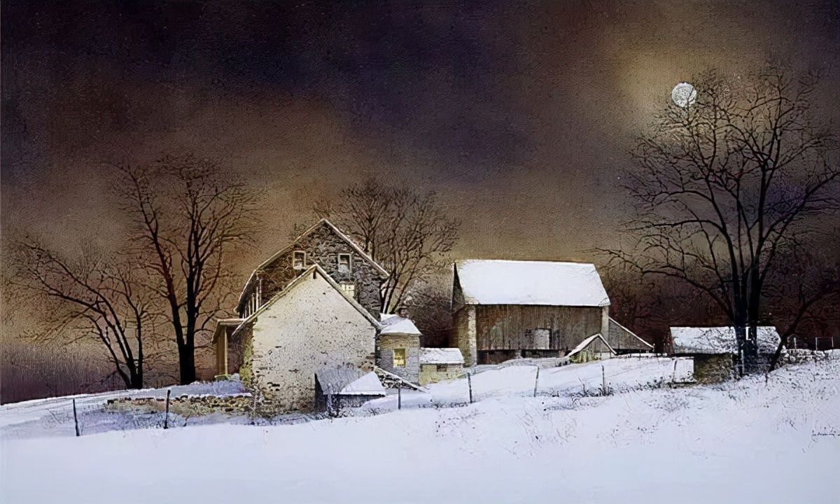 绘画&乡间记忆水彩画家RayHendershot的乡村风光和古色古香的静物绘画