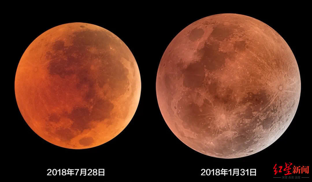 超级红月亮 “超级红月亮”来了!后天,月全食伴“超级月亮”齐登天幕,千万别错过!