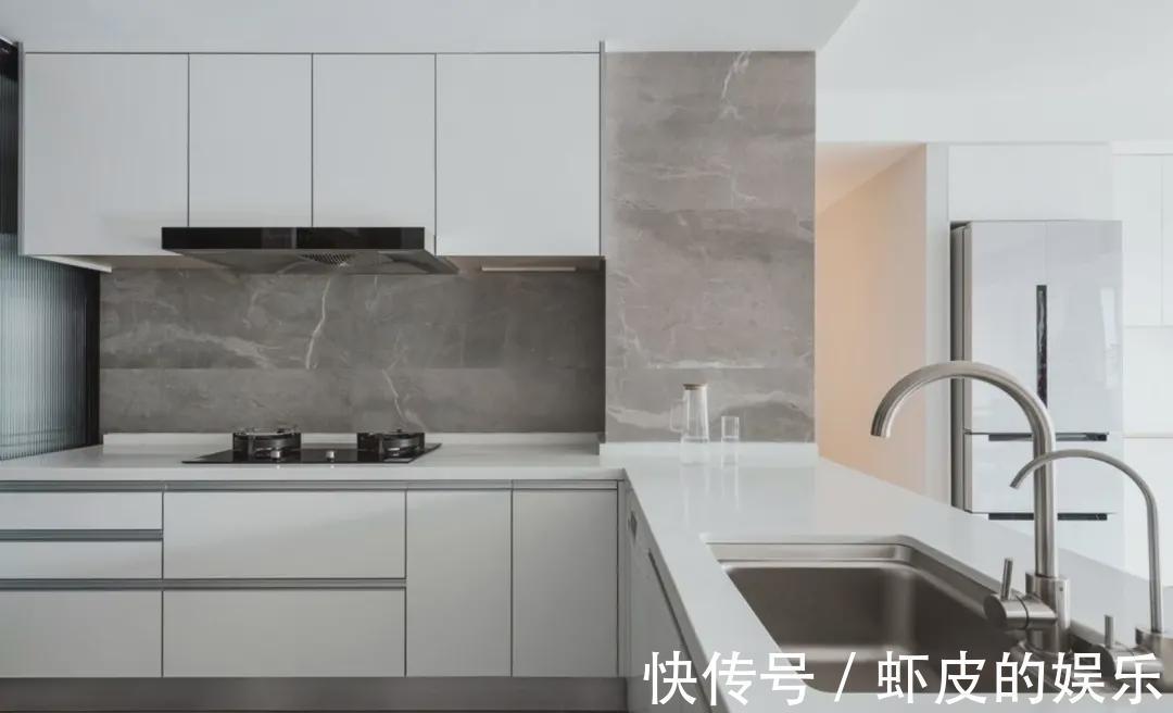 厨房|客厅做交互式设计确实很不错，空间通透，布局灵动，非常实用