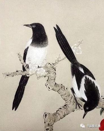 两位工笔大师笔下的喜鹊，你更喜欢哪一位的？