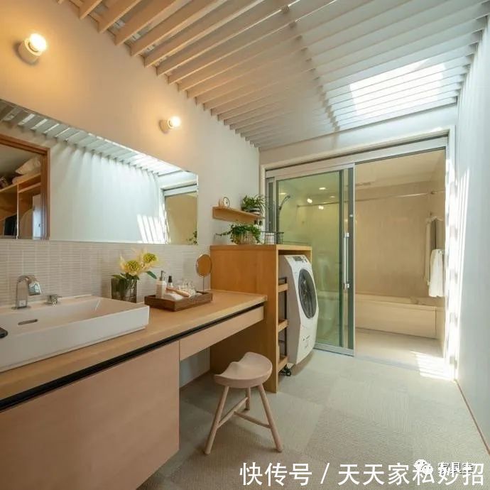 衣帽间|洗漱台外移做单间,内设洗衣房、衣帽间,这是家居界的“大局观”