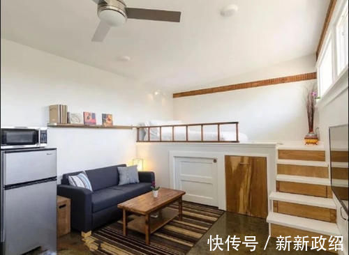 棚顶|外国人太会省空间了!小卧室打1.2米高柜子,加宽后棚顶当床用