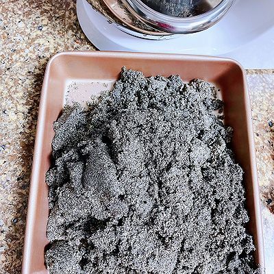 黑芝麻馅|老师傅分享纯手工手打黑芝麻馅儿超好吃