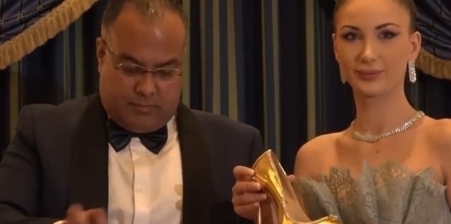 钻石 全球最贵的高跟鞋,钻石镶边黄金为底,价值1.17亿人民币!