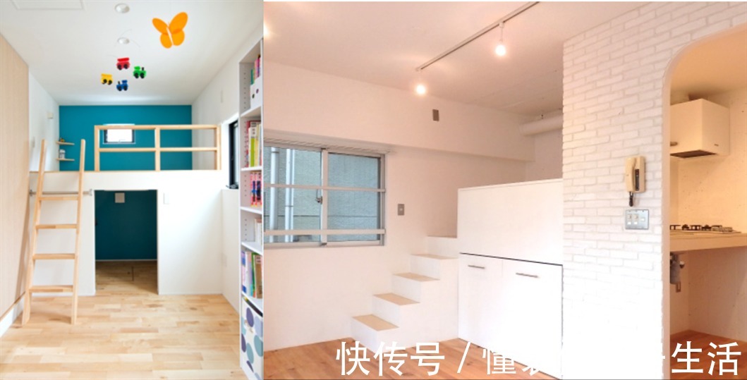 书房|见识到了最强装修，儿童床抬高睡上铺，下面留空装衣帽间和书房