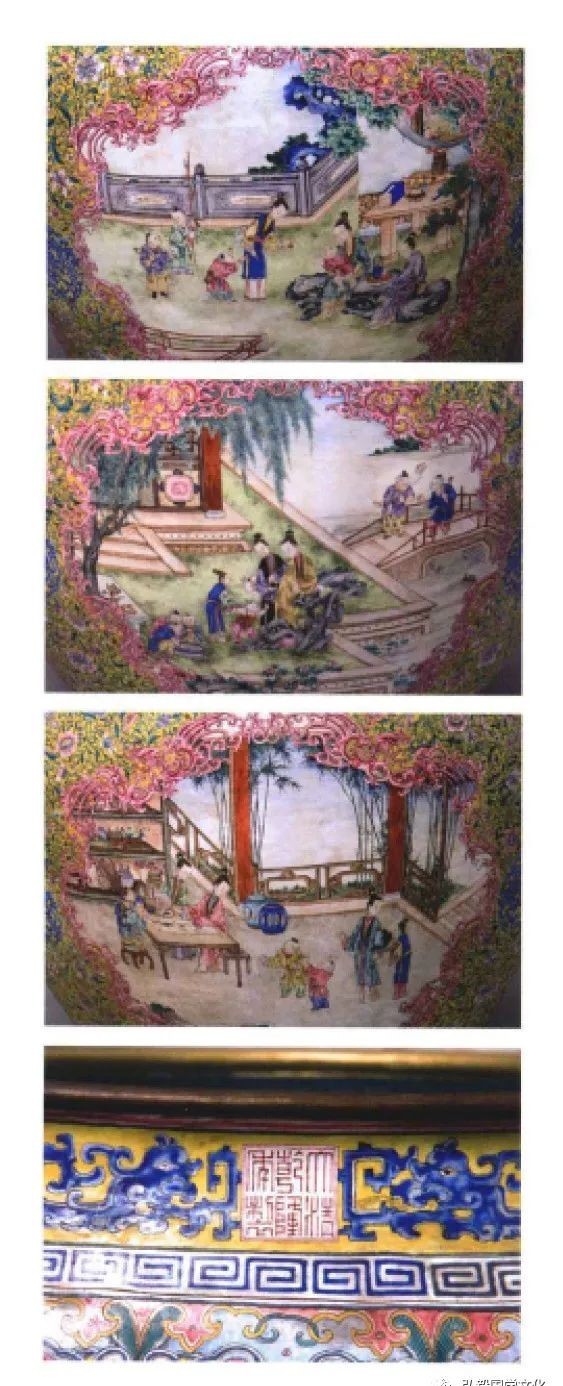 故宫珍藏宝物,极其考究的清乾隆画珐琅器,体现了高超的工艺水准