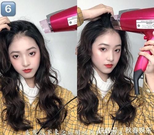 不用卷发棒,把直发变成羊毛卷的教程,手贱党也能学会