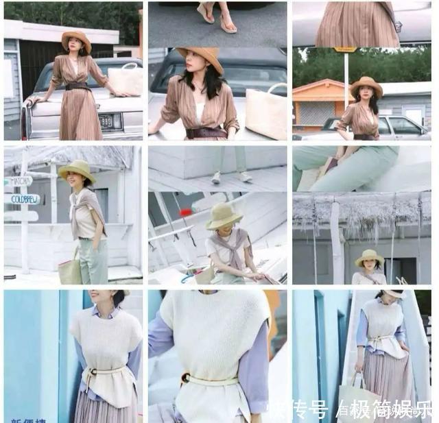 大热天就开始穿秋装,三木博主晒新造型,平价单品穿得很高级