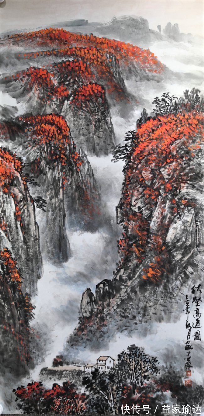 山水画#周才义:中国画雄俊气势源于画中的“生活气息”