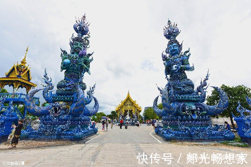 寺庙|泰国“最奇葩”的寺庙，里外都刷成蓝色，堪称寺庙建筑的“奇葩”