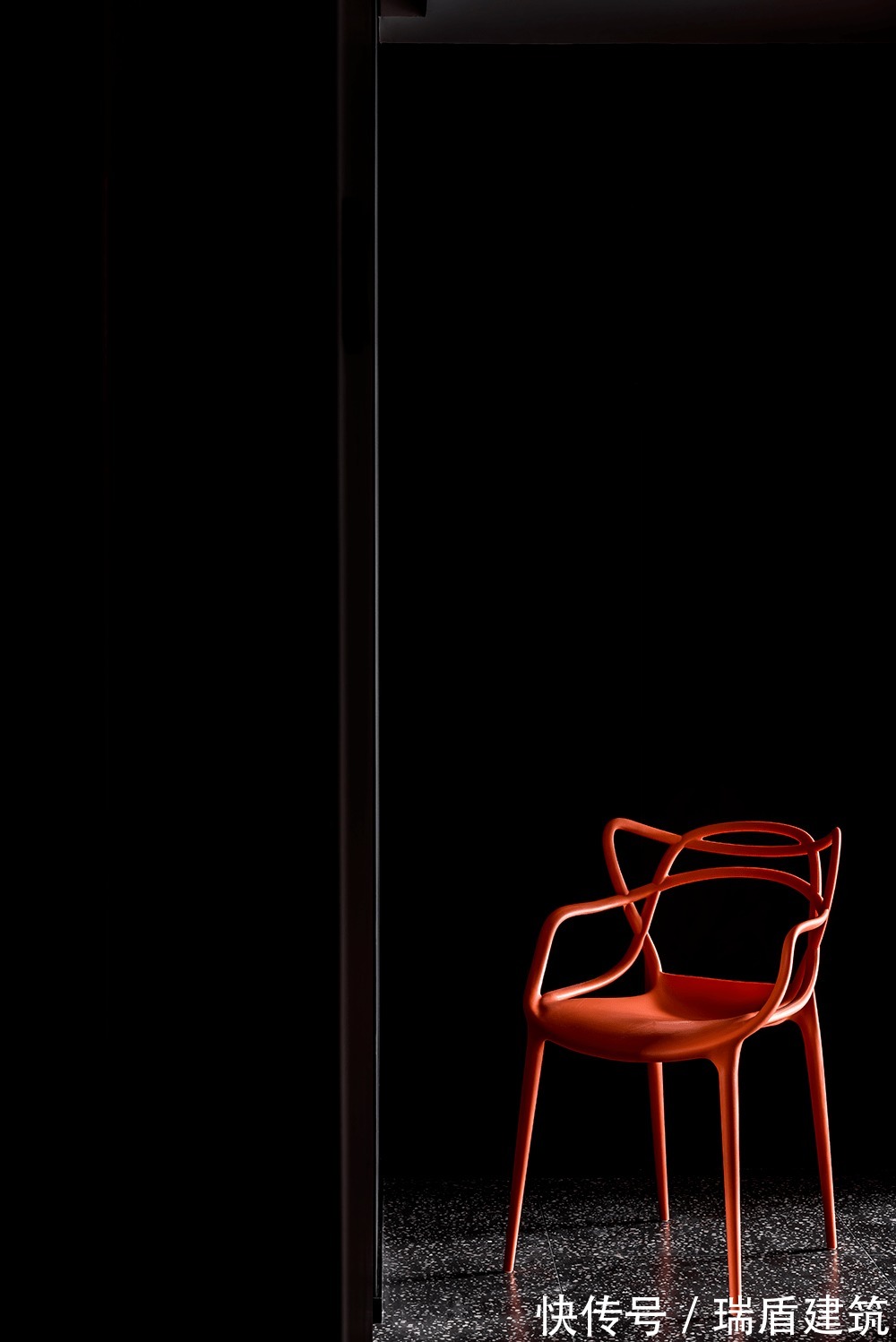 水泥板|120㎡简约高级黑,这样设计超有范!