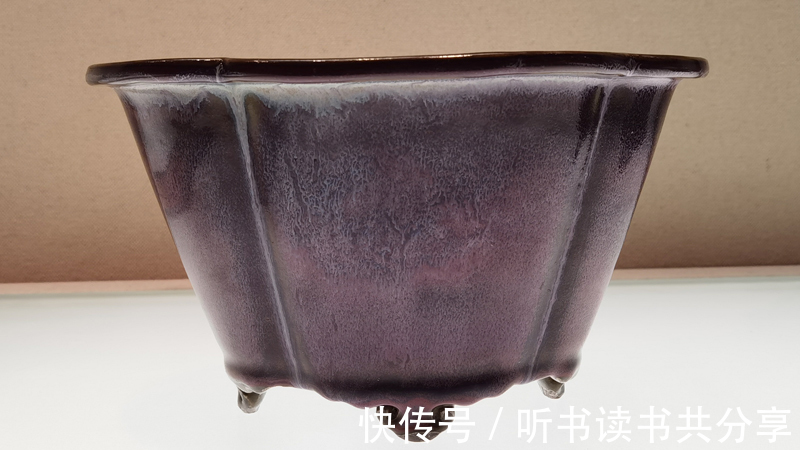 国宝|国博国宝天天聊：宋钧窑玫瑰紫釉海棠式花盆的美天下唯一且永恒