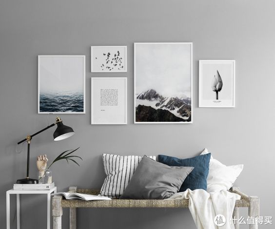 搭配|想要增加家的高级感，可以试试这几种「框画」搭配的小技巧