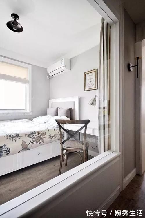 装饰画|86㎡清新美式，巧用隔断，小户型的收纳就要够多！