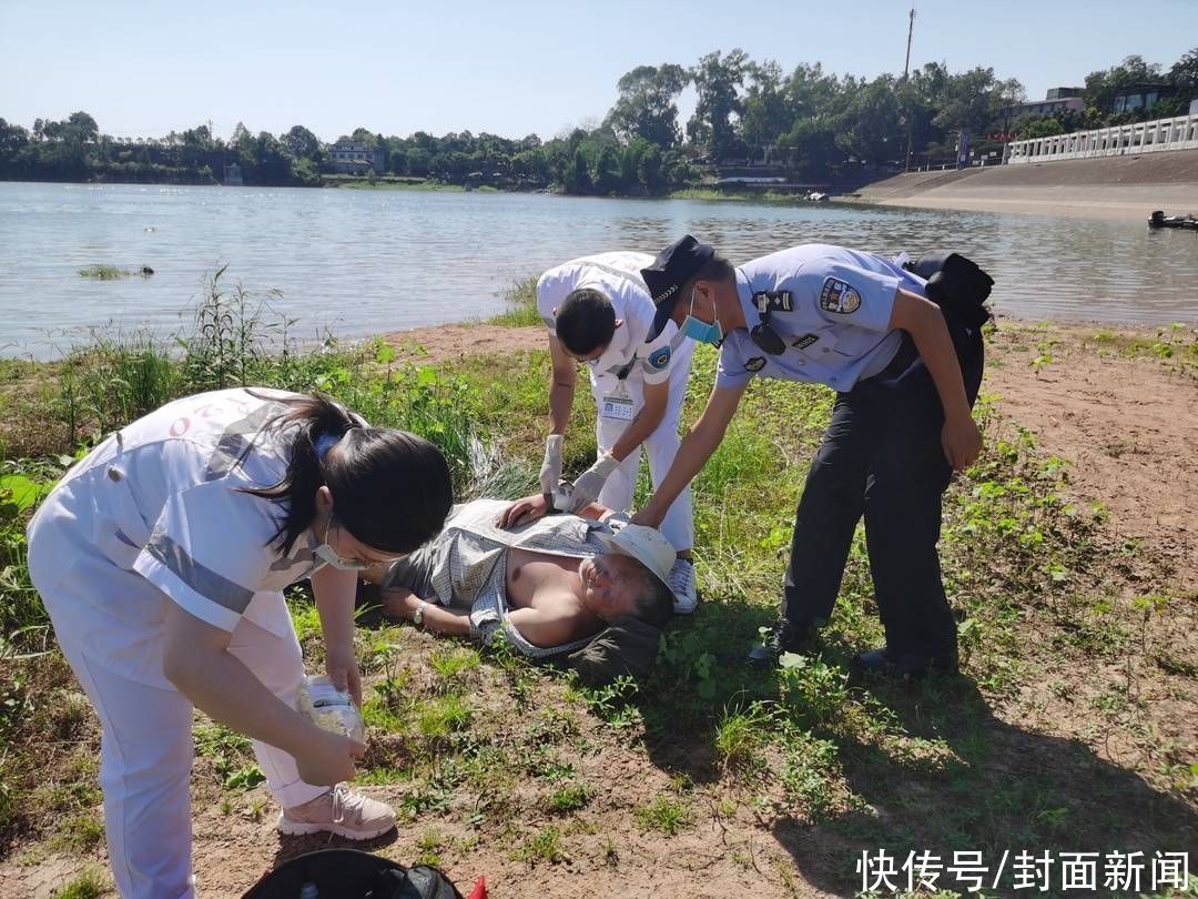 老人|七旬老人在三岔湖钓鱼中暑晕倒 民警紧急送医