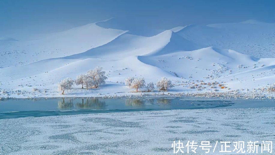 沙漠也会下雪?塔克拉玛干沙漠雪的图美到“惊艳”!